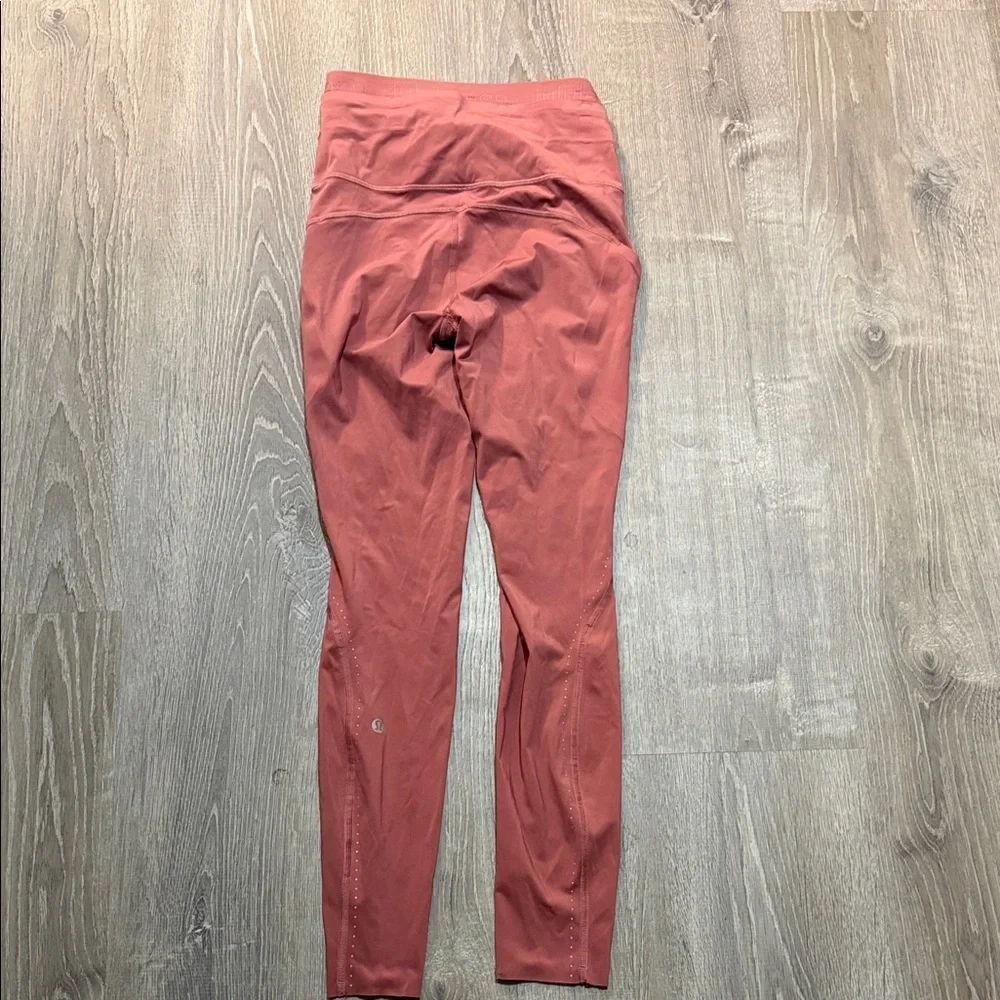 Lululemon High Rise Rouge Red Leggings size 4